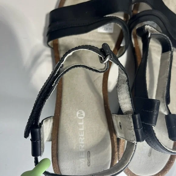 Merrell Revalli Aura Black
Leather Wedge Sandals Women's Size 11 - Picture 10 of 12